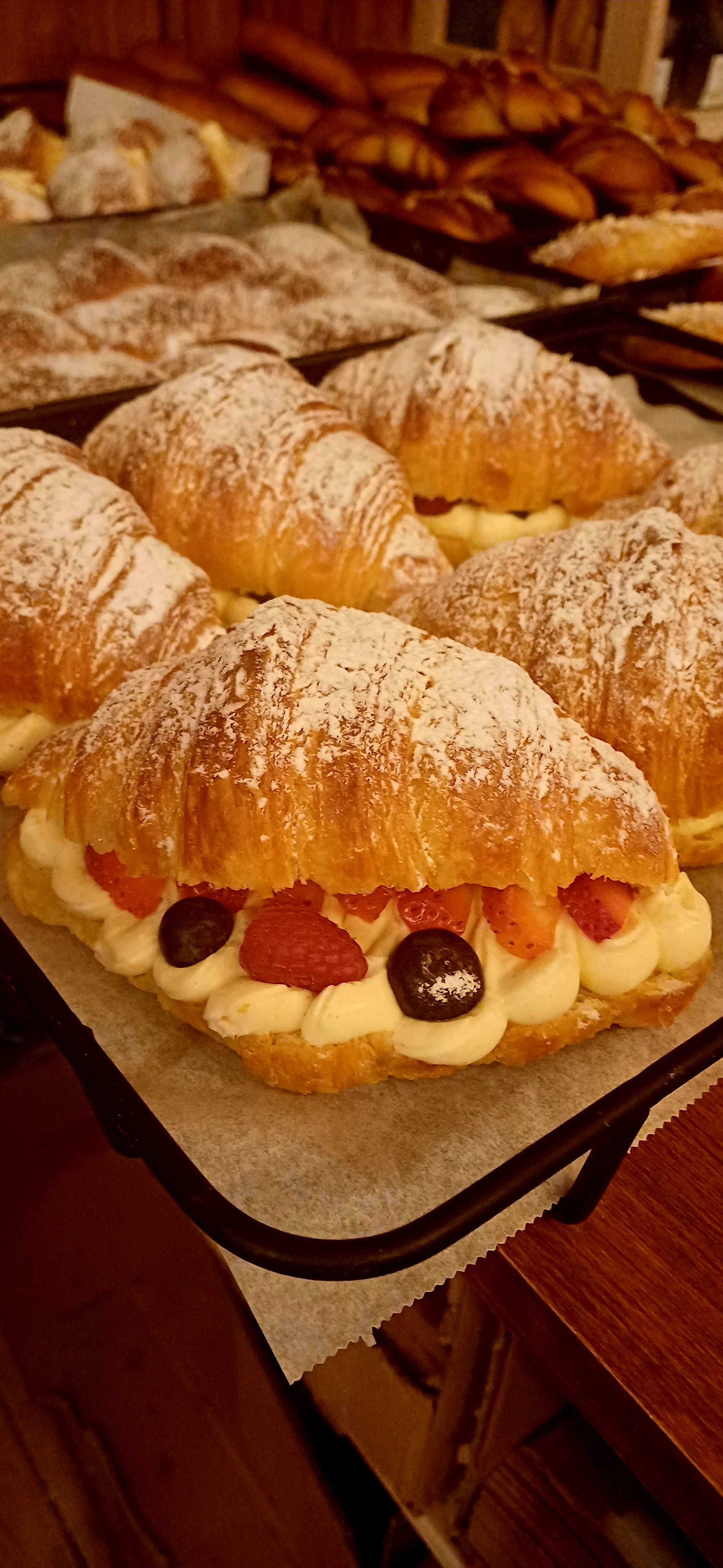 Croissant plněný